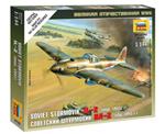 Soviet Stormovik Il-2 Airplane Plastic Kit 1:144 Model Z6125