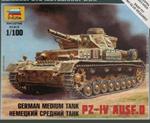 Panzer Pz-Iv Ausf.D German Medium Tank Carro Armato Plastic Kit 1:100 Model Z6151