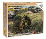 British Qf 2 Prd Anti Tank Gun Plastic Kit 1:72 Model Z6169