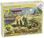 British Bofors 40 Mm Mk-I/2 Aa-Gun Plastic Kit 1:72 Model Z6170