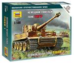 German Heavy Tank Tiger I Plastic Kit 1:100 Model Z6256