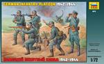 German Infantry Platoon WWII 1942-1944 Plastic Kit 1:72 Model Z8078