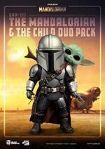 Beast Kingdom- Confezione Duo The Mandalorian & The Child, Multicolore, EAA-111