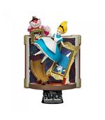 Disney Diorama Alice e Stregatto nel Libro delle Storie - Story Book Serier16 cm - Standard - DStage