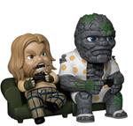 Avengers: Endgame Mini Uova Attack Figura Bro Thor & Korg Game Time Heo Emea Esclusiva 8 Cm Beast Kingdom Toys