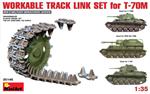 Workable Track Link Set For T-70M Light Tank Plastic Kit 1:35 Model Min35146