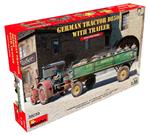 1/35 German Tractor D8506 with Trailer