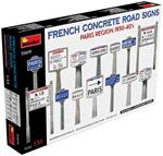 1/35 French Concrete Road Signs 1930-40s Paris Region