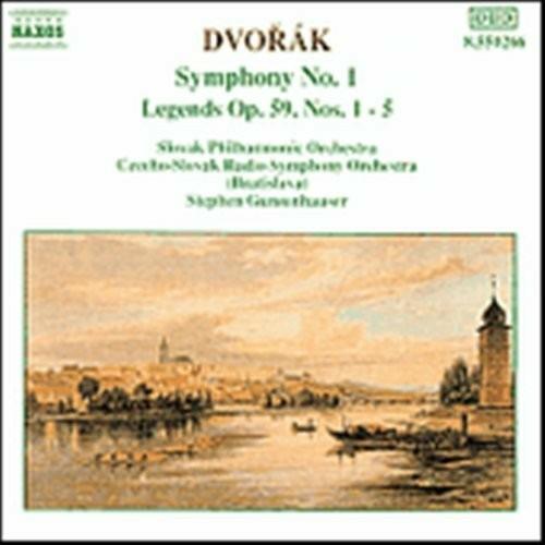 Sinfonia n.1 - Leggende op.59 n.1, n.2, n.3, n.4, n.5 - CD Audio di Antonin Dvorak,Slovak Philharmonic Orchestra,Czecho-Slovak Radio Symphony Orchestra,Stephen Gunzenhauser