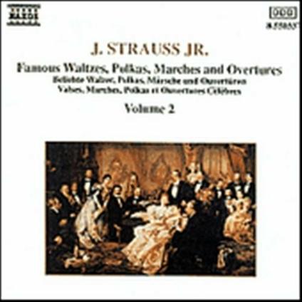 Valzer - Polke - Marce - Ouvertures vol.2 - CD Audio di Johann Strauss