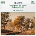 Sonata per pianoforte n.3 - Ballate n.1, n.2 - CD Audio di Johannes Brahms