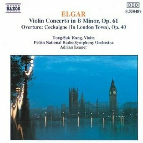 Concerto per violino - Ouverture Cockaigne - CD Audio di Edward Elgar