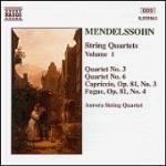 Quartetti n.3, n.6 - Capriccio - Fuga - CD Audio di Felix Mendelssohn-Bartholdy