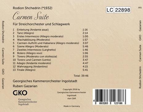 Carmen Suite - CD Audio di Rodion Shchedrin - 2