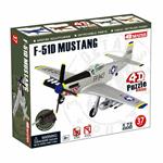 4D Master 1/72 F-51D Mustang USAF Model Kit Puzzle