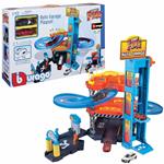 BBurago Garage Playset Street Fire Auto Pista Macchine Parcheggio Con 2 Macchine