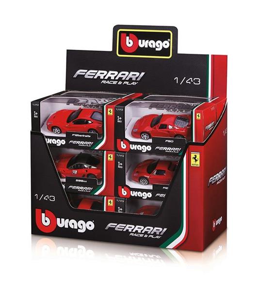 BBURAGO Ferrary R&P 1:43 Modello supercar Preassemblato - BBURAGO