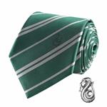 Harry Potter Cravatta Deluxe Con Spilla Serpeverde
