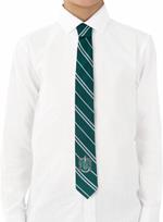 Harry Potter Kids Slytherin Woven Necktie Cravatta