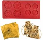 Harry Potter Gringotts Chocolate Coin Mold Set Stampi Per Dolci