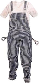 Charlie Chaplin My Favourite Movie Costume Set 1/6 Costume B (Worker) Star Ace Toys