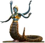 7th Voyage Sinbad Snake Woman Dlx Vinile Statua Star Ace