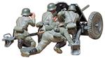 Tamiya 300035035 - 1:35 WWII Tedesco Pak 35/36 con Figure (4) anticarro Pistola, 3,7 Centimetri