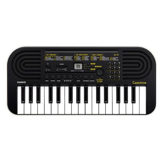 Mini Tastiera Casio Sa 51 Col. Nero Grigio Chiaro