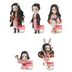 Demon Slayer Kimetsu No Yaiba Word Collectable Iii Nezuko Kamado Assortiti Pack 12 Figures 7cm Banpresto