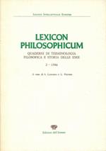 Lexicon Philosophicum - 1986