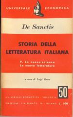 Storia della letteratura Italiana Vol. 5