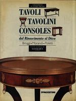 Tavoli tavolini consoles dal Rinascimento al Deco