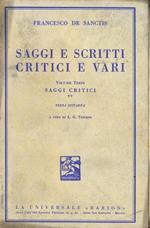 Saggi e scritti critici e vari- saggi critici