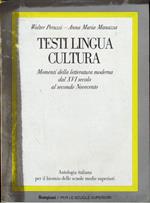 Testi, lingua, cultura