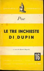 Le tre inchieste di Dupin