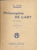 Philosophie de l'art. In linguafrancese