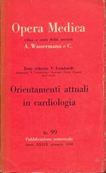 Orientamenti attuali in cardiologia