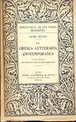 La critica letteraria contemporanea vol.2