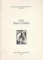 Voci per la poesia