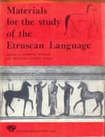 Materials for the study of theEtruscan Language