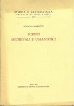 Scritti medievali e umanistici