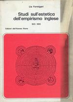 Studi sull'estetica dell'empirismo inglese 1931-1965