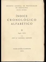 Indice Cronologico Alfabetico II