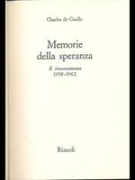 Memorie della speranza. Il rinnovamento1958-1962