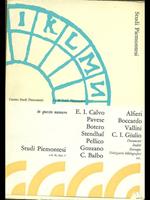 Studi Piemontesi Vol. II fascicolo 1