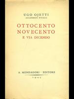 Ottocento e Novecento e via dicendo