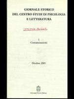 Giornale storico del centro studi di psicologia e letteratura vol. 1