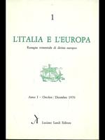 L' Italia e l'Europa n. 1/1970