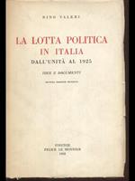 La lotta politica in Italia dall'unità al 1925