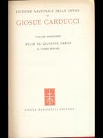 Edizione nazionale delle opere di Giosue Carducci XVI Studi su Giuseppe Parini